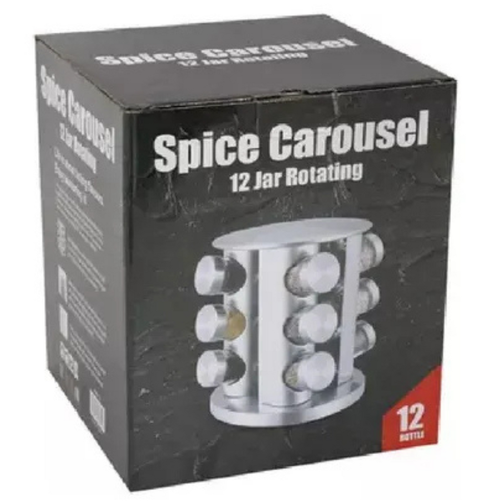 🌿 Juego de 12 Especieros en Carrusel