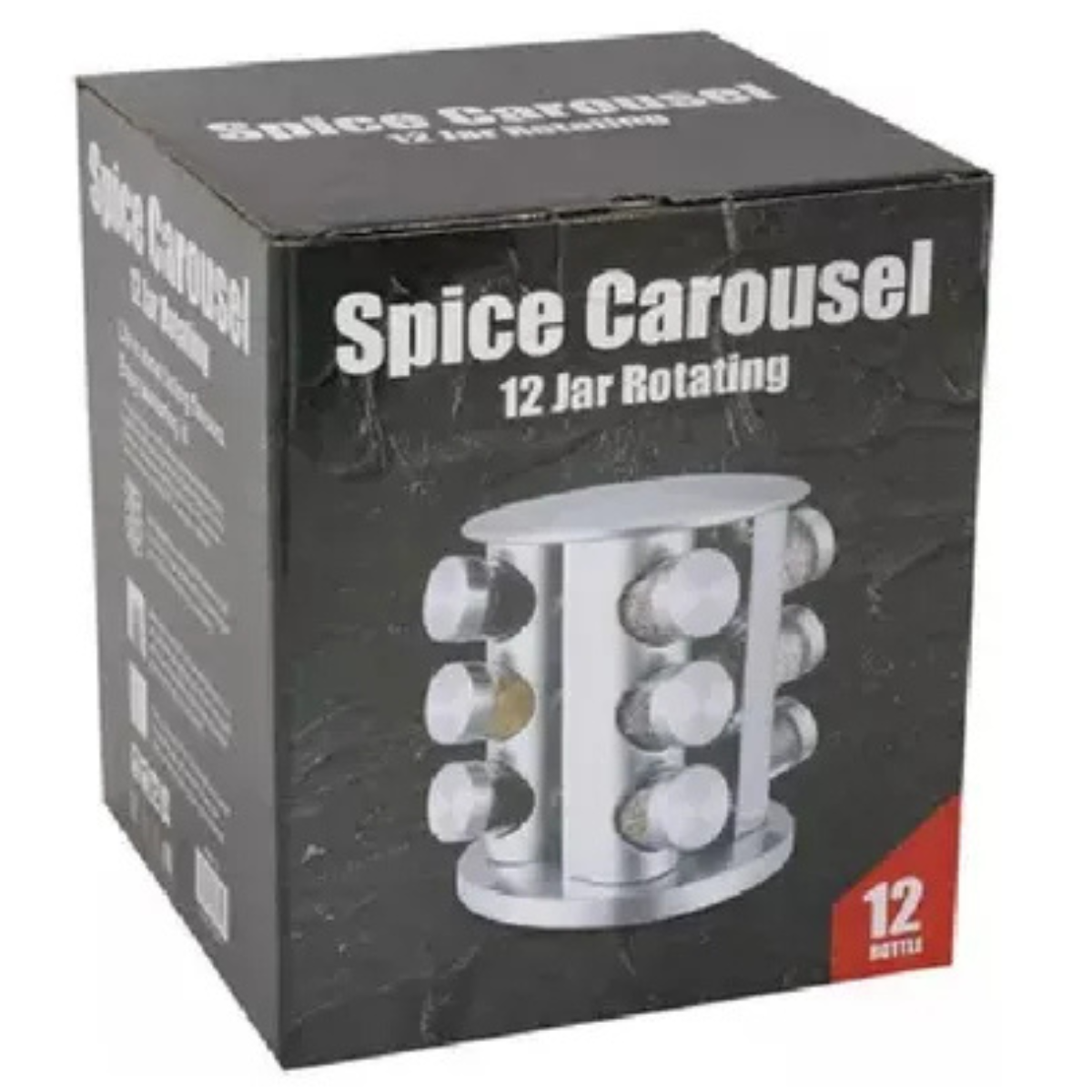 🌿 Juego de 12 Especieros en Carrusel