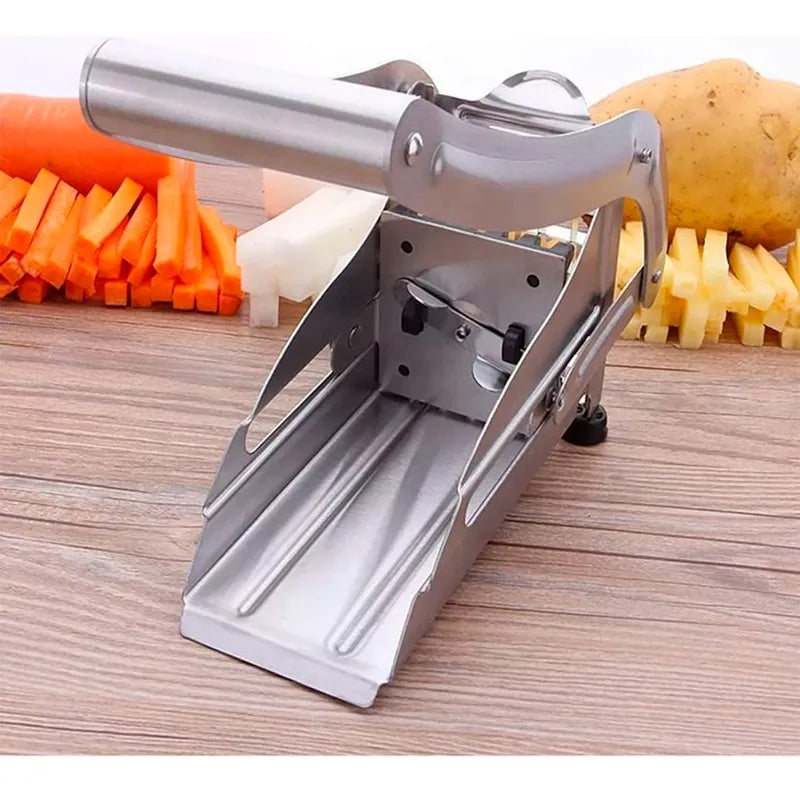 Cortador Papas Fritas De Acero Manual