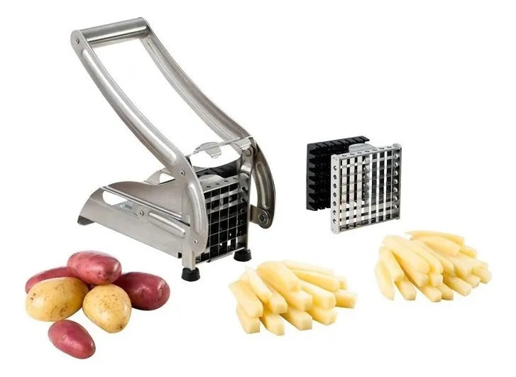 Cortador Papas Fritas De Acero Manual